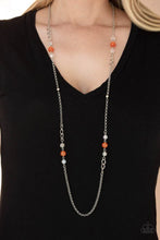 Load image into Gallery viewer, Teasingly Trendy Orange Necklace