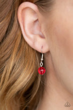 Load image into Gallery viewer, Crystal Cascade Red Necklace