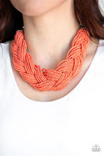 Load image into Gallery viewer, The Great Outback Orange Seedbead Necklace