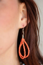 Load image into Gallery viewer, The Great Outback Orange Seedbead Necklace