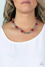 Load image into Gallery viewer, Decked Out Dazzle Red Necklace
