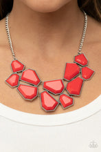 Load image into Gallery viewer, Double Defaced Red Necklace