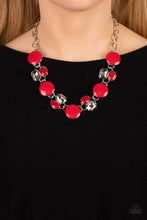 Load image into Gallery viewer, Dreaming in Multicolor Red Necklace