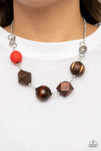 Load image into Gallery viewer, Eco Extravaganza Red Necklace