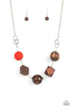 Load image into Gallery viewer, Eco Extravaganza Red Necklace