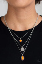 Load image into Gallery viewer, Tide Drifter Orange Necklace