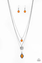 Load image into Gallery viewer, Tide Drifter Orange Necklace
