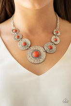Load image into Gallery viewer, Tiger Trap Orange Necklace