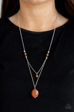 Load image into Gallery viewer, Time to Hit the Roam Orange Necklace