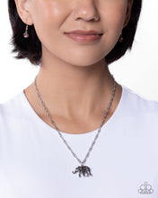 Load image into Gallery viewer, Elephant Enthusiast Purple Necklace
