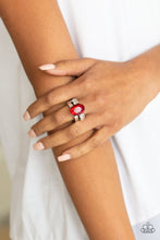 Load image into Gallery viewer, Shine Bright Like a Diamond Red Ring