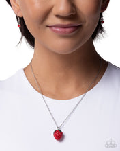 Load image into Gallery viewer, Strawberry Shimmer Red Necklace