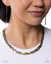 Load image into Gallery viewer, Braided Boundary Silver Choker