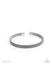 Load image into Gallery viewer, Stainless Surety Silver Coil Bracelet