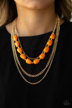 Load image into Gallery viewer, Trend Status Orange Necklace