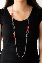 Load image into Gallery viewer, Flirty Foxtrot Red Necklace