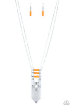 Load image into Gallery viewer, Triassic Era Orange Necklace
