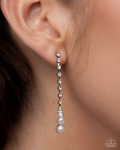 Load image into Gallery viewer, Walking Down the Aisle White Post Earrings
