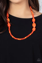 Load image into Gallery viewer, Tropical Tourist Orange Necklace