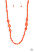 Load image into Gallery viewer, Tropical Tourist Orange Necklace