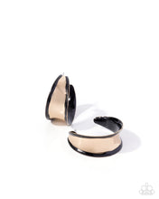 Load image into Gallery viewer, Secure Surprise Black Hoop Earrings