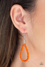 Load image into Gallery viewer, Totally Tonga Orange Seed Bead Necklace