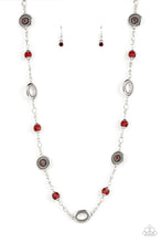 Load image into Gallery viewer, Glammed Up Goals Red Necklace