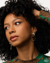 Load image into Gallery viewer, Tangible Tiger Gold Post Earrings