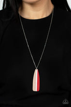 Load image into Gallery viewer, Grab a Paddle Red Necklace