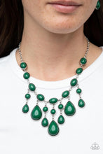 Load image into Gallery viewer, Mediterranean Mystery Green Necklace