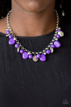 Load image into Gallery viewer, Flirtatiously Florida Purple Necklace