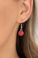 Load image into Gallery viewer, Heavenly Teardrops Red Necklace