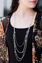 Load image into Gallery viewer, Glamour Grotto Purple Necklace