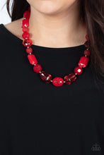 Load image into Gallery viewer, Here Today Gondola Tomorrow Red Necklace