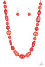 Load image into Gallery viewer, Here Today Gondola Tomorrow Red Necklace