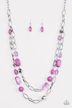 Load image into Gallery viewer, Gleam Weaver Purple Necklace