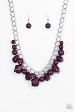 Load image into Gallery viewer, Gorgeously Globetrotter Purple Necklace