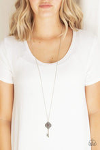 Load image into Gallery viewer, Got It On Lock Purple Necklace