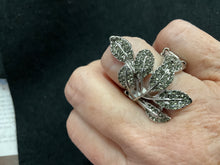 Load image into Gallery viewer, Frosted Forest Silver Ring