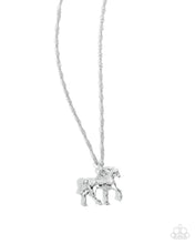 Load image into Gallery viewer, Stallion Statement Silver Necklace