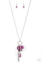 Load image into Gallery viewer, Haute Heartbreaker Purple Necklace