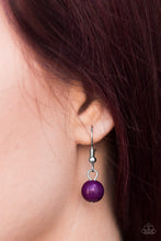 Load image into Gallery viewer, Here Comes the Storm Purple Necklace