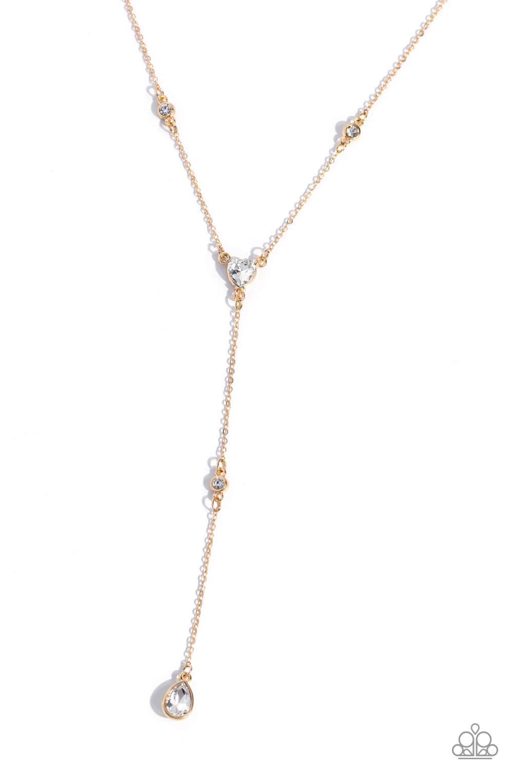 Lavish Lariat Gold Necklace