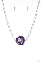 Load image into Gallery viewer, Hibiscus Hula Purple Necklace