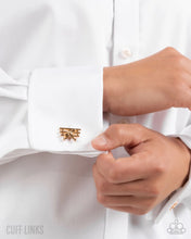Load image into Gallery viewer, Wright Here! Gold Cuff Links