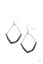 Load image into Gallery viewer, Bent On Success Black Earrings