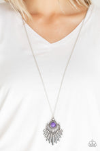 Load image into Gallery viewer, Inde-pendant Idol Purple Necklace
