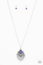 Load image into Gallery viewer, Inde-pendant Idol Purple Necklace
