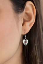 Load image into Gallery viewer, Lovely Lockets Red Necklace