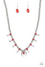 Load image into Gallery viewer, Luck of the West Red Necklace